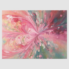 Papel De Seda Meu Coração de Fênix, Pintura Abstrata Deslumbrant
