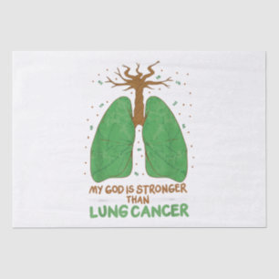 Papel De Seda Meu Deus É Mais Forte Que O Cancer Pulmonar
