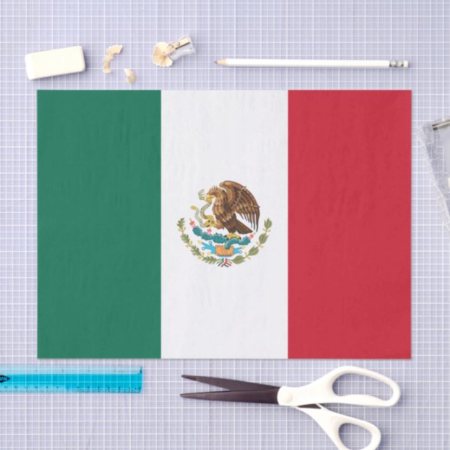 Papel De Seda Mexico paper tissue, Mexican Flag tissue paper (Arte )