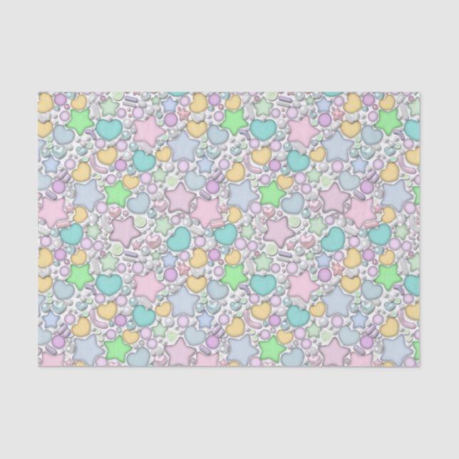 Papel De Seda Miçangas de vidro, joias (Frente )