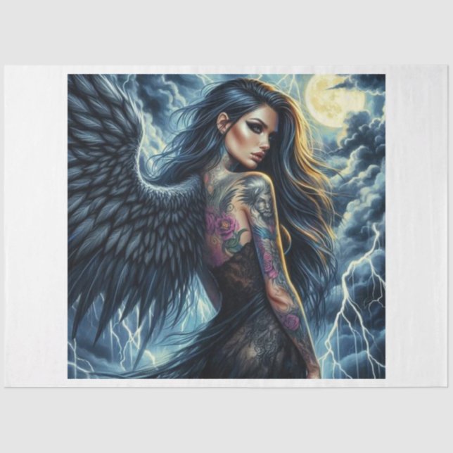 Papel De Seda Midnight Angel (Frente )