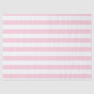 Papel De Seda Milhares de Pink e White Stripes
