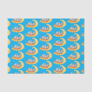 Papel De Seda Milhas de nachos, batatas fritas, canecas, surf