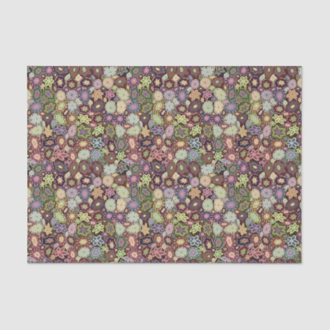 Papel De Seda Millefiori silenciado (Frente )