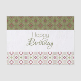 Papel De Seda Mini Floral Projetada