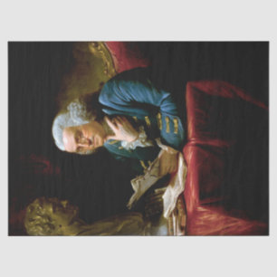 Papel De Seda Miniatura do Retrato, Benjamin Franklin Pai Fundad