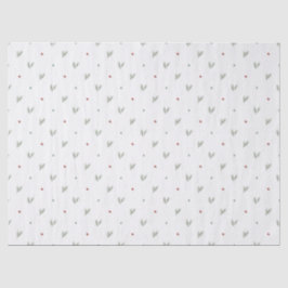 Papel De Seda Minimal Christmas Pattern, Scandinavian Pine