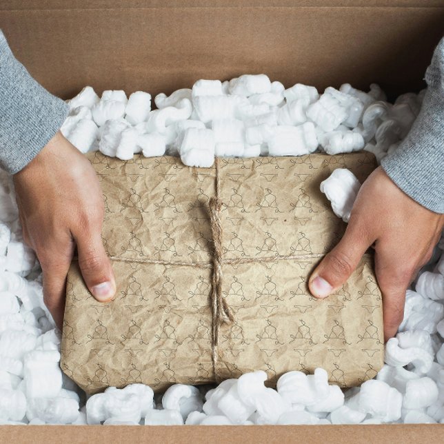 Papel De Seda Minimal Lingerie Pattern Chic Feminine Packaging (Criador carregado)