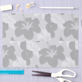 Papel De Seda Minimalist Summer Hibiscus