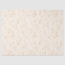 Papel De Seda Minimalista Botânica Neutra