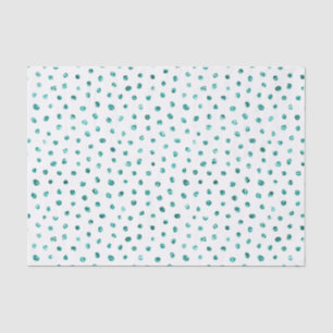 Papel De Seda Mint Glitter Dots Birthday