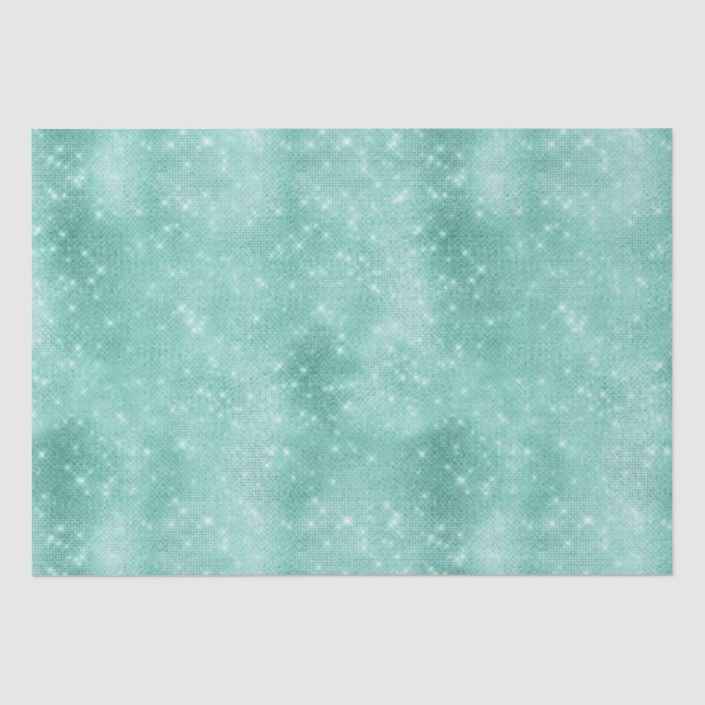 Papel De Seda Mint Sparkle Glitz (Frente )