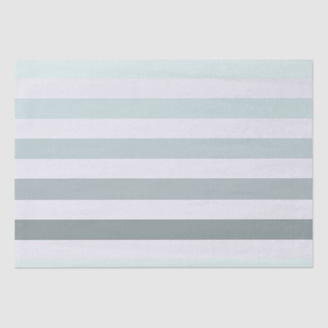 Papel De Seda Mint Stripes Ombre (Frente )
