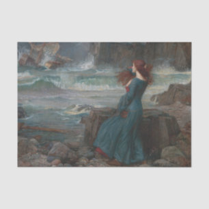 Papel De Seda Miranda e o Tempest de John Waterhouse