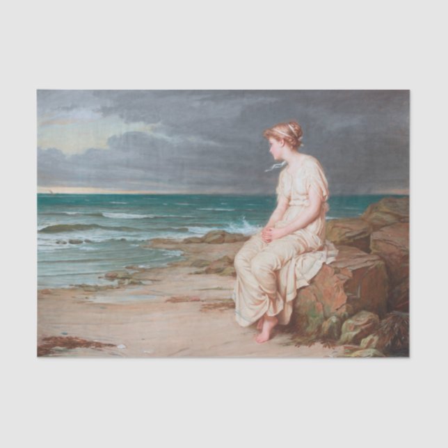 Papel De Seda Miranda John William Waterhouse Art (Frente )