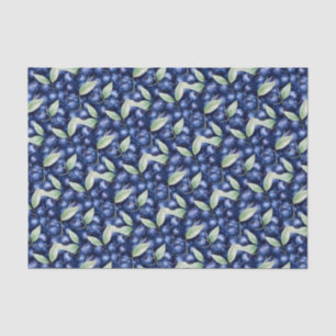 Papel De Seda Mirtilos