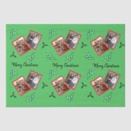 Papel De Seda Mistletoe Holly Berries 2 fotos