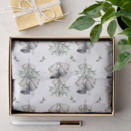 Papel De Seda Mistura de Natal e Sinos de Prata
