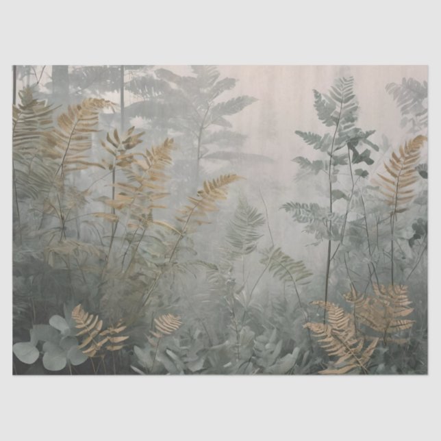 Papel De Seda Misty Forest Elegance tissue paper (Frente )