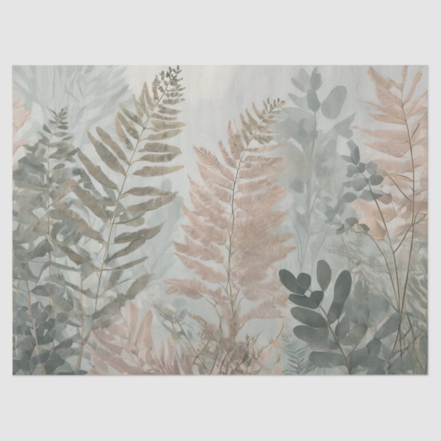 Papel De Seda Misty Forest Elegance tissue paper (Frente )
