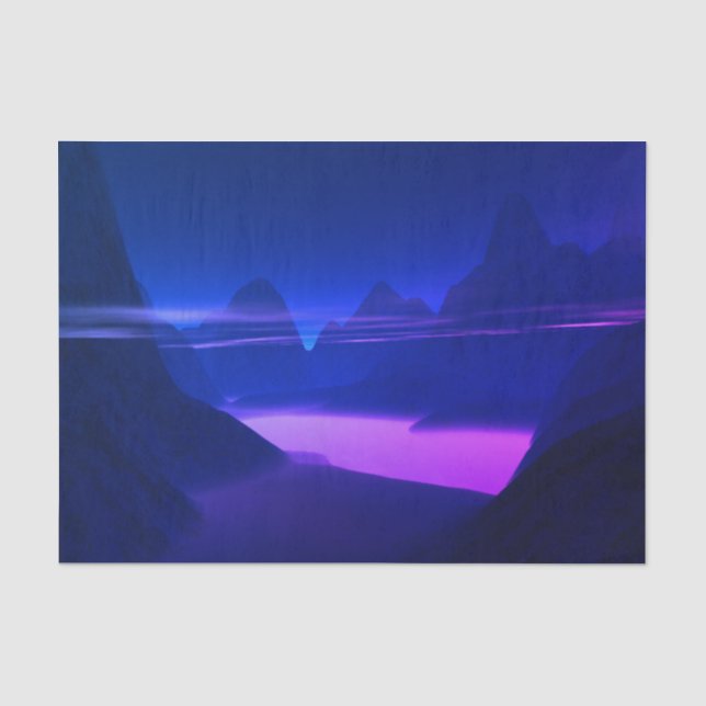 Papel De Seda Misty Mountain Purple (Frente )
