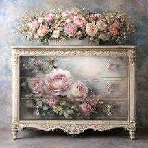 Misty Rosa Dawn Decoupage