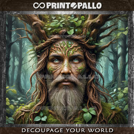 Papel De Seda Mito grego: Drus of the tree (Treant)
