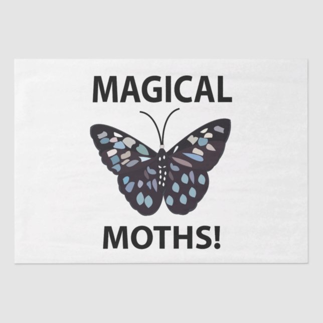 Papel De Seda Mitos mágicos da borboleta (Frente )