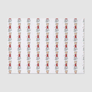 Papel De Seda Moça Pintada Figura Futebol Vermelho Uniforme Pape