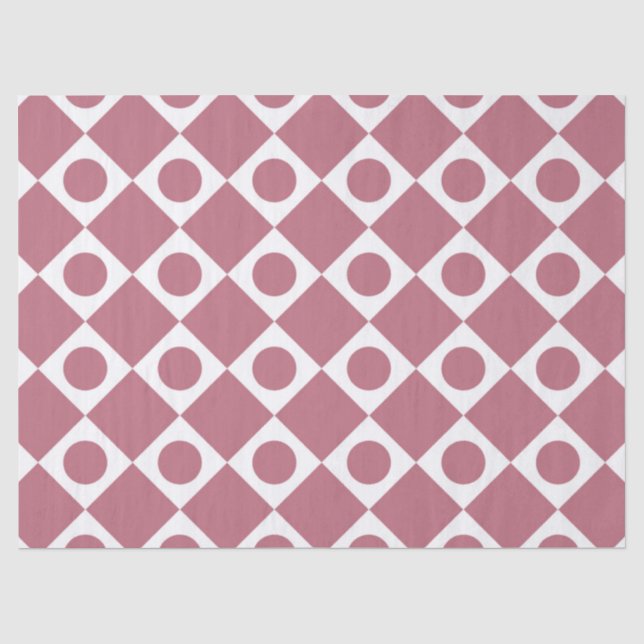 Papel De Seda Mod Retro 60's Wildberry (Frente )