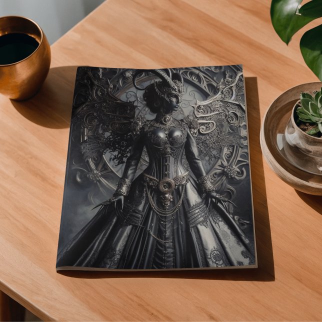 Papel De Seda Moda de Demônio das Trevas Fantasia Steampunk  (Criador carregado)