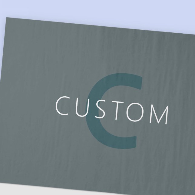 Papel De Seda Modelo de Monograma Personalizável na moda (Criador carregado)