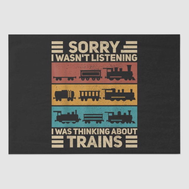 Papel De Seda Modelo F De Condutor Ferroviário F Do Comboio Do V (Frente )