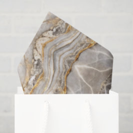 Papel De Seda Modern Cracked Gold  marble