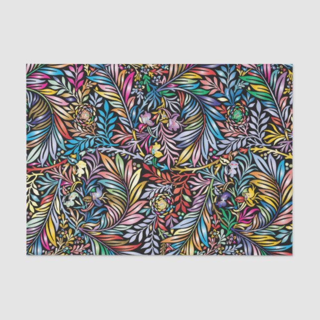 Papel De Seda Modern Floral (Frente )