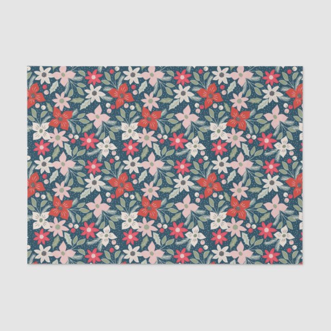 Papel De Seda Modern Floral | Férias (Frente )