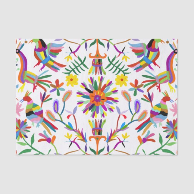 Papel De Seda Modern Otomi Design II (Frente )