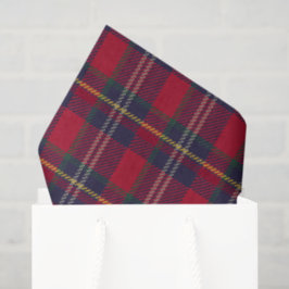 Papel De Seda Modern Plaid Christmas Gift