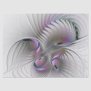 Papel De Seda Moderna Figura Abstrata Tímida de Fantasia Arte Fr