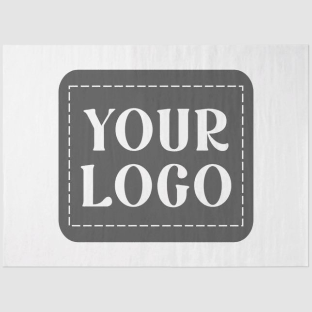 Papel De Seda Moderno, elegante, sofisticado e personalizável (Frente )