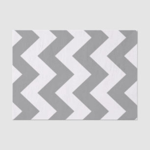 Papel De Seda Modificação corajosa cinzenta Chevron