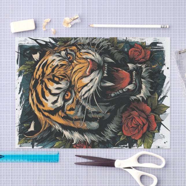Papel De Seda Modo Fera1 (Arte )