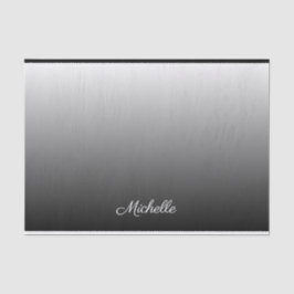 Papel De Seda Modos negros de cinzas personalizados