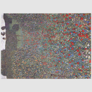 Papel De Seda Mohnfeld, Gustav Klimt
