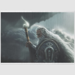 Papel De Seda Moisés com Decoupage de Funcionarios