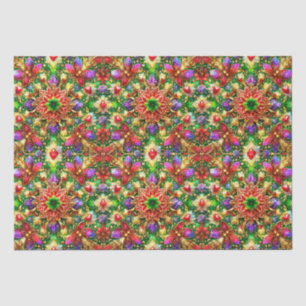 Papel De Seda ~ Mola de Natal multicolor ~
