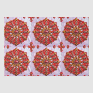 Papel De Seda ~ Mola de Natal multicolor ~