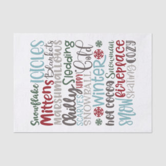 Papel De Seda Momentos de inverno