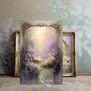 Papel De Seda Momentos Delicados Jardim de Lavanda Beija-flor