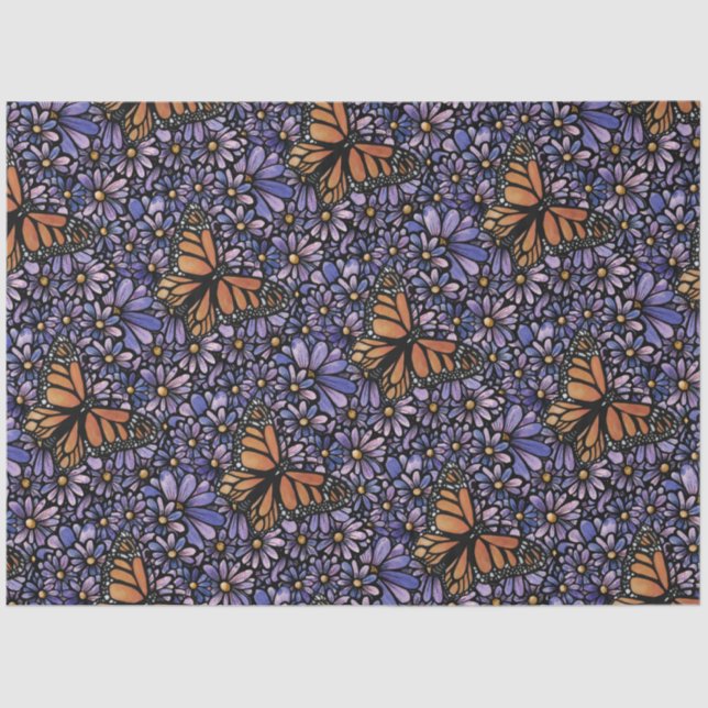 Papel De Seda Monarch Butterfly                                  (Frente )